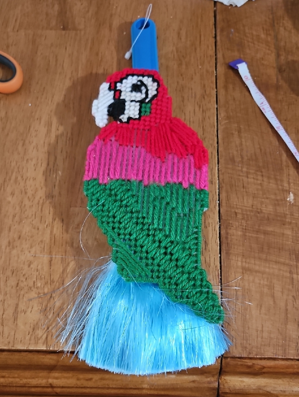 Handmade Parrot Duster Cover With Duster